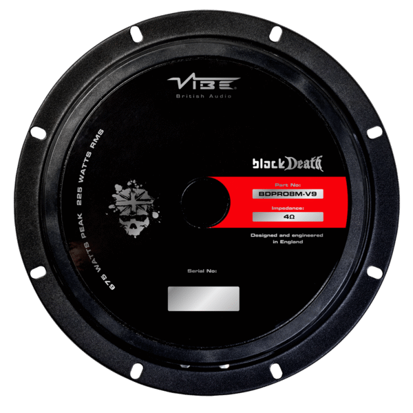 Vibe BDPRO8M-V9 BlackDeath 8" Pro Audio Midrange