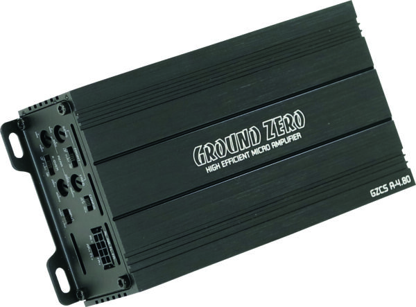 Ground Zero GZCS A-4.80 400W 4 Channel Amplifier