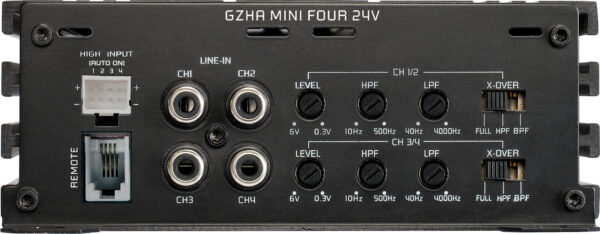 Ground Zero GZHA MINI FOUR 24V 640W 4 Channel Amplifier