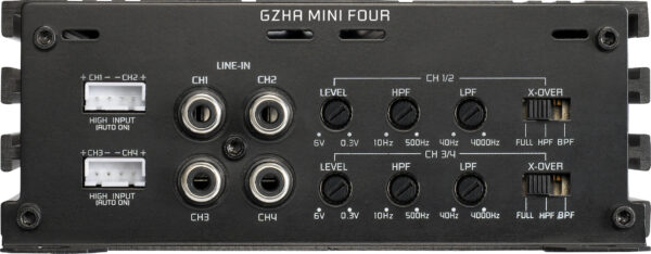Ground Zero GZHA MINI FOUR 640W 4 Channel Amplifier