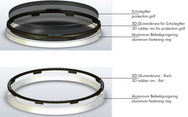 Ground Zero GZPG 250B 10" Subwoofer Grill