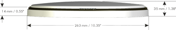 Ground Zero GZPG 250B 10" Subwoofer Grill