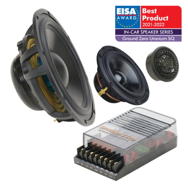 Ground Zero GZUC 165.3SQ 6.5" 3 Way Component Set