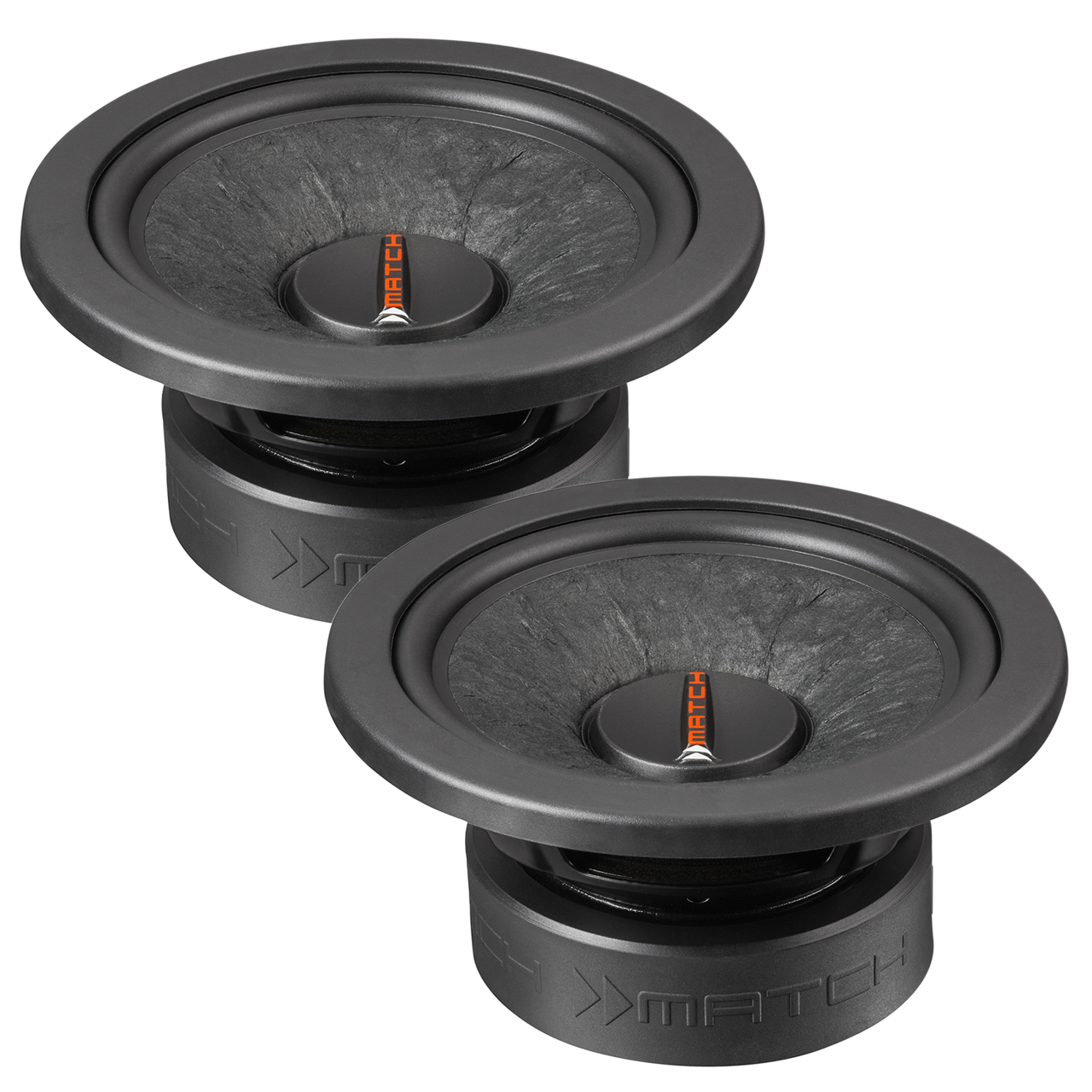 Match PP 72W-D pair of 6.5" Subwoofers