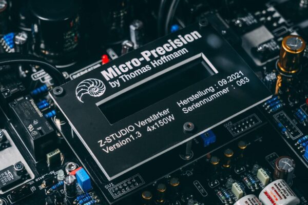 Micro Precision Z Studio 600W 4 Channel Amplifier (Dealer Fit Only)