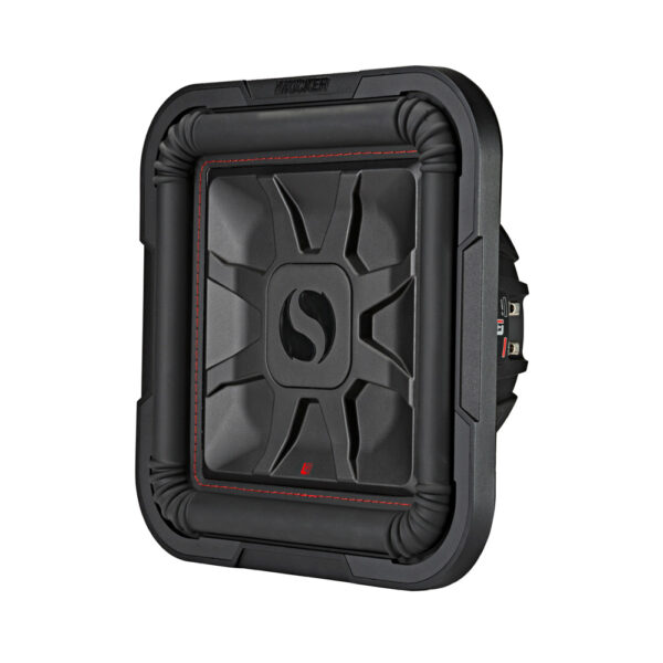 Kicker Solo-Baric L7T124 12" Shallow Square Dual Voice Coil 4 Ohm Subwoofer