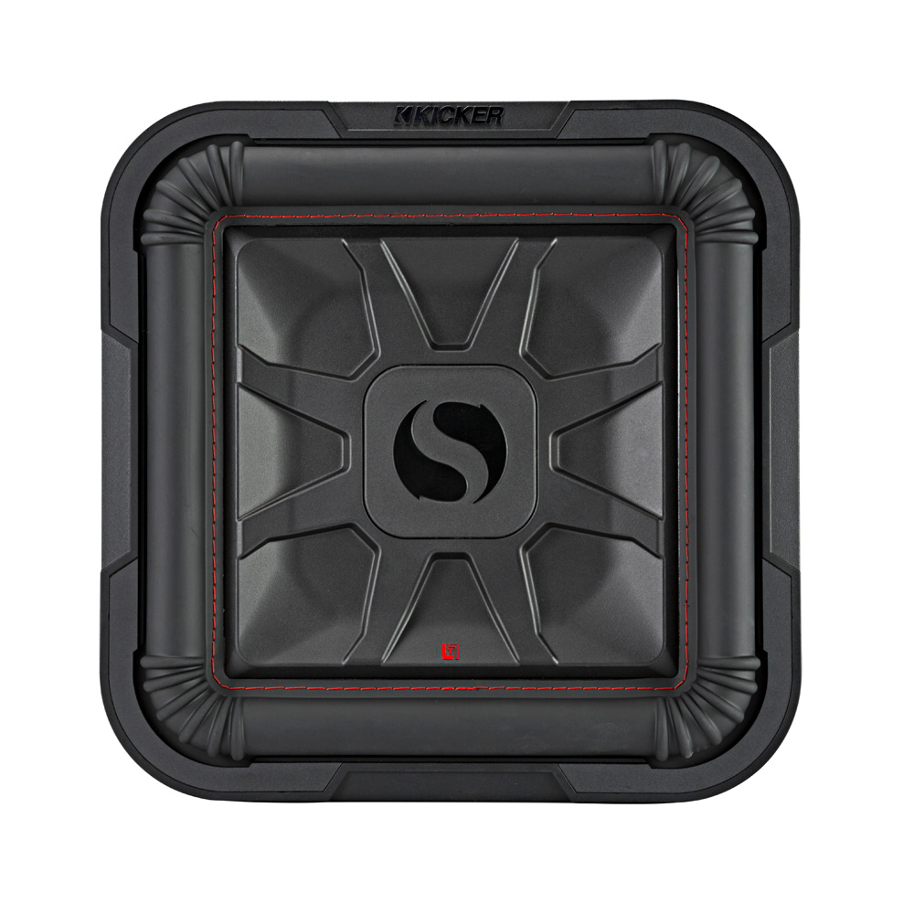 Kicker Solo-Baric L7T122 12" Shallow Square Dual Voice Coil 2 Ohm Subwoofer - Image 2