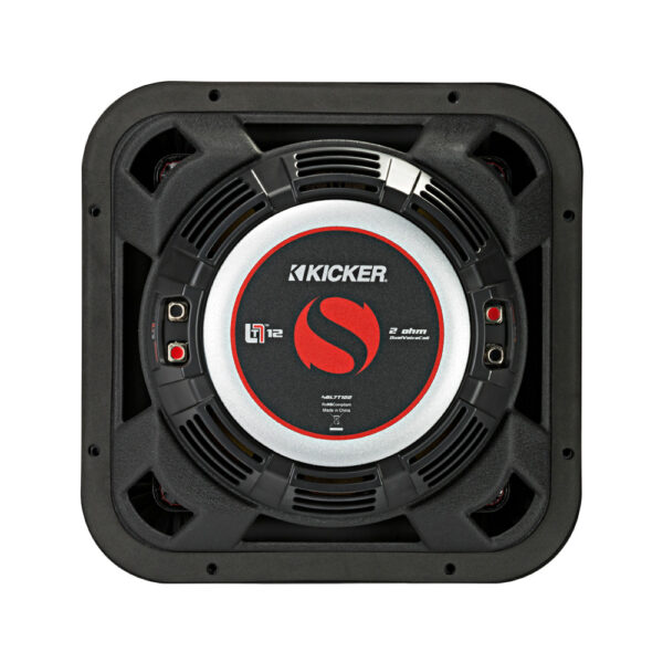 Kicker Solo-Baric L7T124 12" Shallow Square Dual Voice Coil 4 Ohm Subwoofer