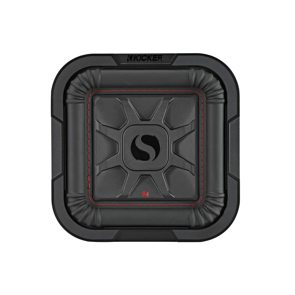 Kicker Solo-Baric L7T84 8" Shallow Square Dual Voice Coil 4 Ohm Subwoofer - Image 2