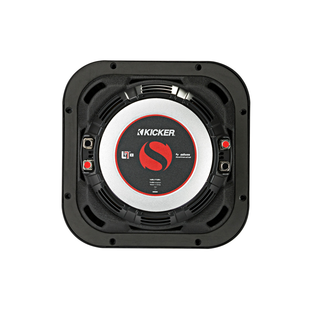 Kicker Solo-Baric L7T84 8" Shallow Square Dual Voice Coil 4 Ohm Subwoofer - Image 5