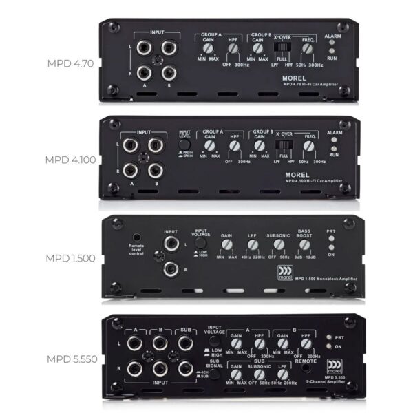 Morel MPD 4.70 70W 4 Channel Class D Full-Range Amplifier