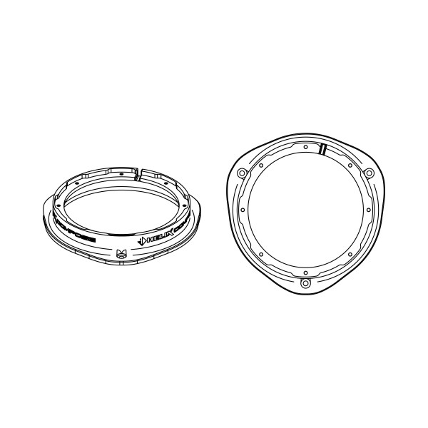 HELIX Compose CFMK165 FOR.2 6.5" Ford & VW Speaker Rings - Image 2