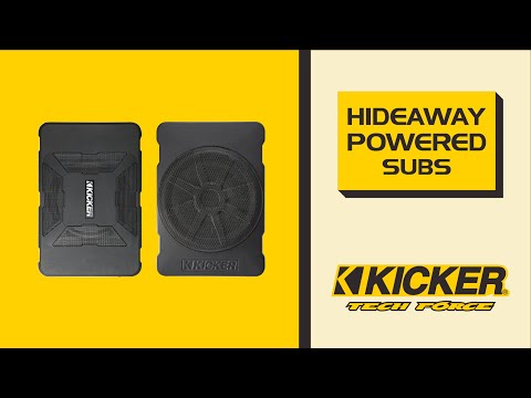 Kicker Hideaway HS10 10" Compact Powered Subwoofer - Image 5