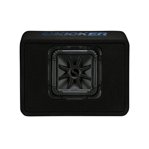Kicker Solo-Baric L7S TL7S102 10" Thin Profile Loaded Enclosure 2 Ohm Single Terminal