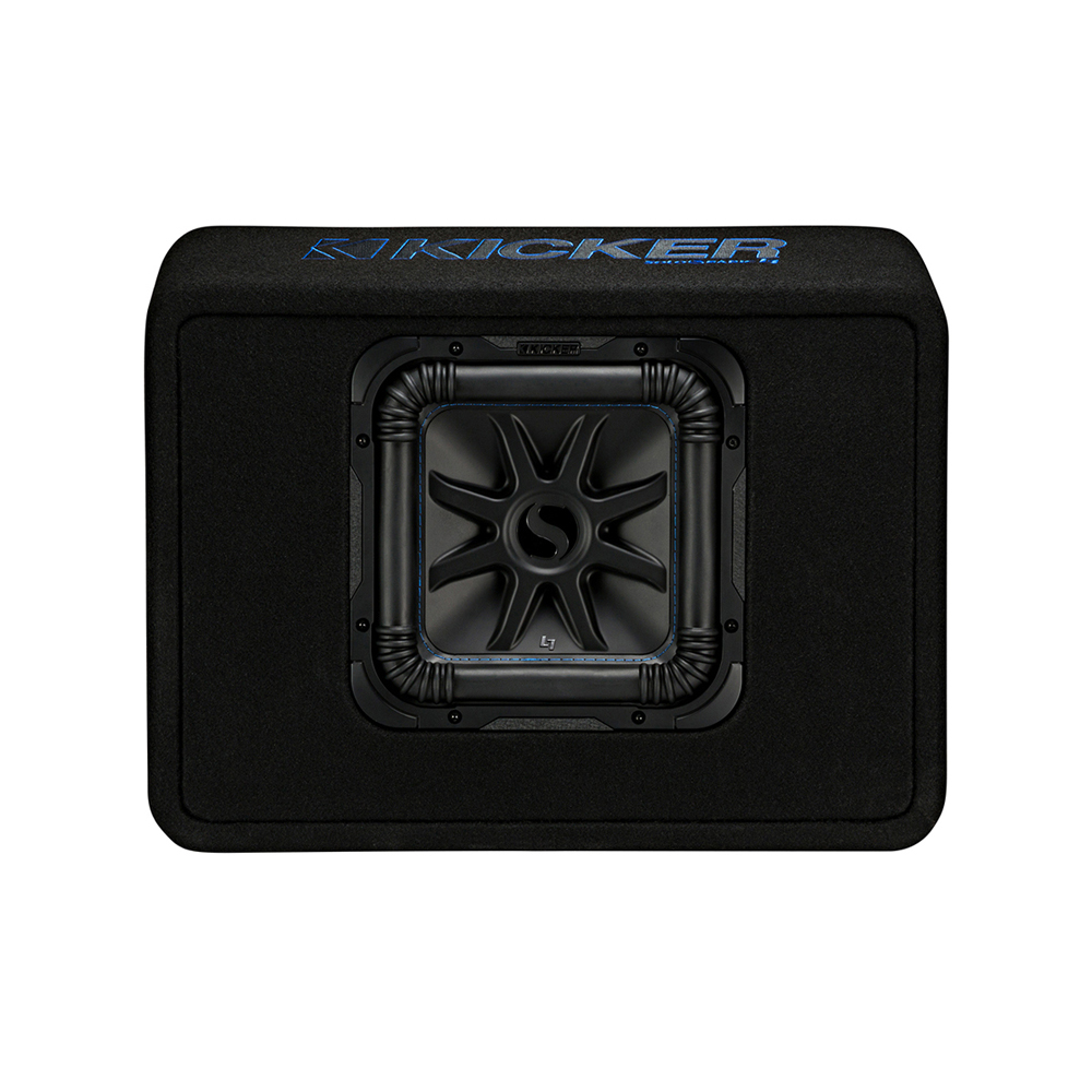Kicker Solo-Baric L7S TL7S102 10" Thin Profile Loaded Enclosure 2 Ohm Single Terminal - Image 2