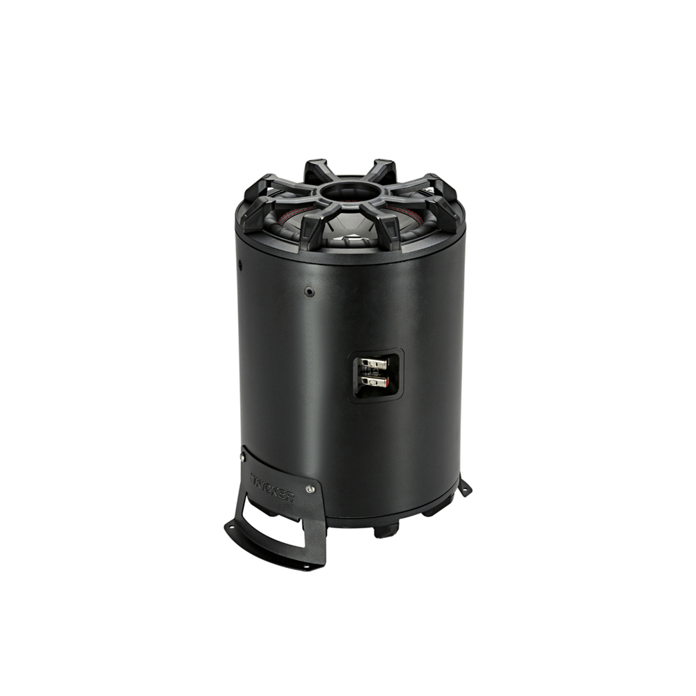 Kicker TB CWTB82 8" Weatherproof Tube Loaded Enclosure 2 Ohm Single Terminal - Image 4