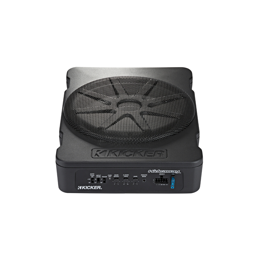 Kicker Hideaway HS10 10" Compact Powered Subwoofer - Image 2