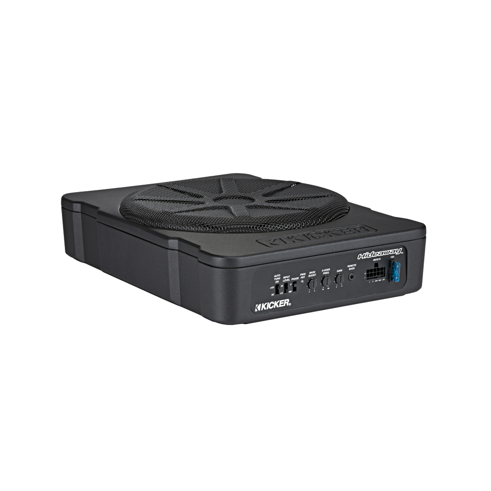 Kicker Hideaway HS10 10" Compact Powered Subwoofer - Image 3
