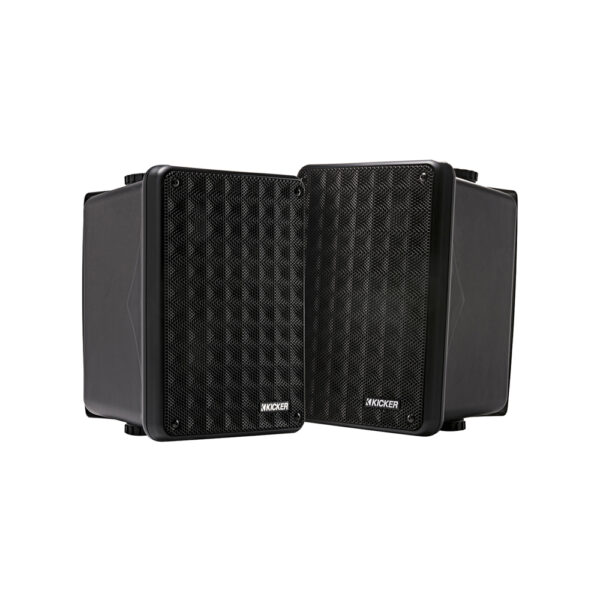 Kicker KB6 6.5" 2-Way Indoor Outdoor Speakers Black