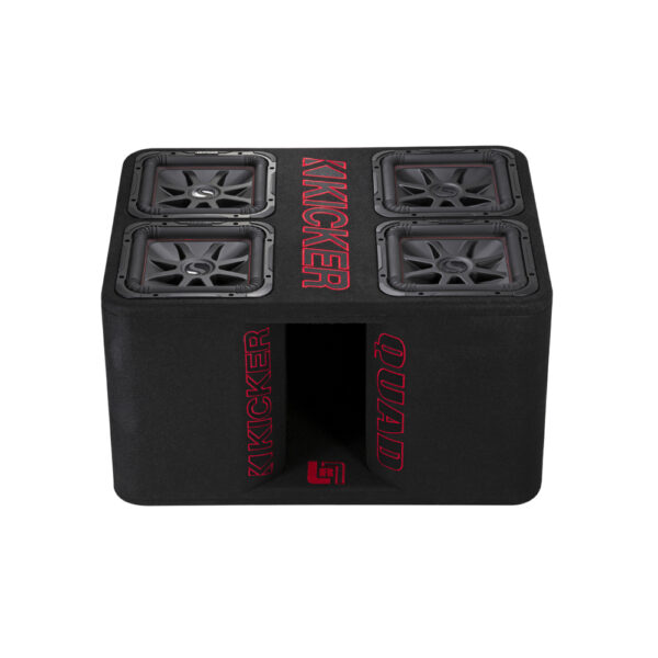 Kicker Solo-Baric L7R QL7R12 Quad 12" Loaded Enclosure Dual 2 Ohm Terminals