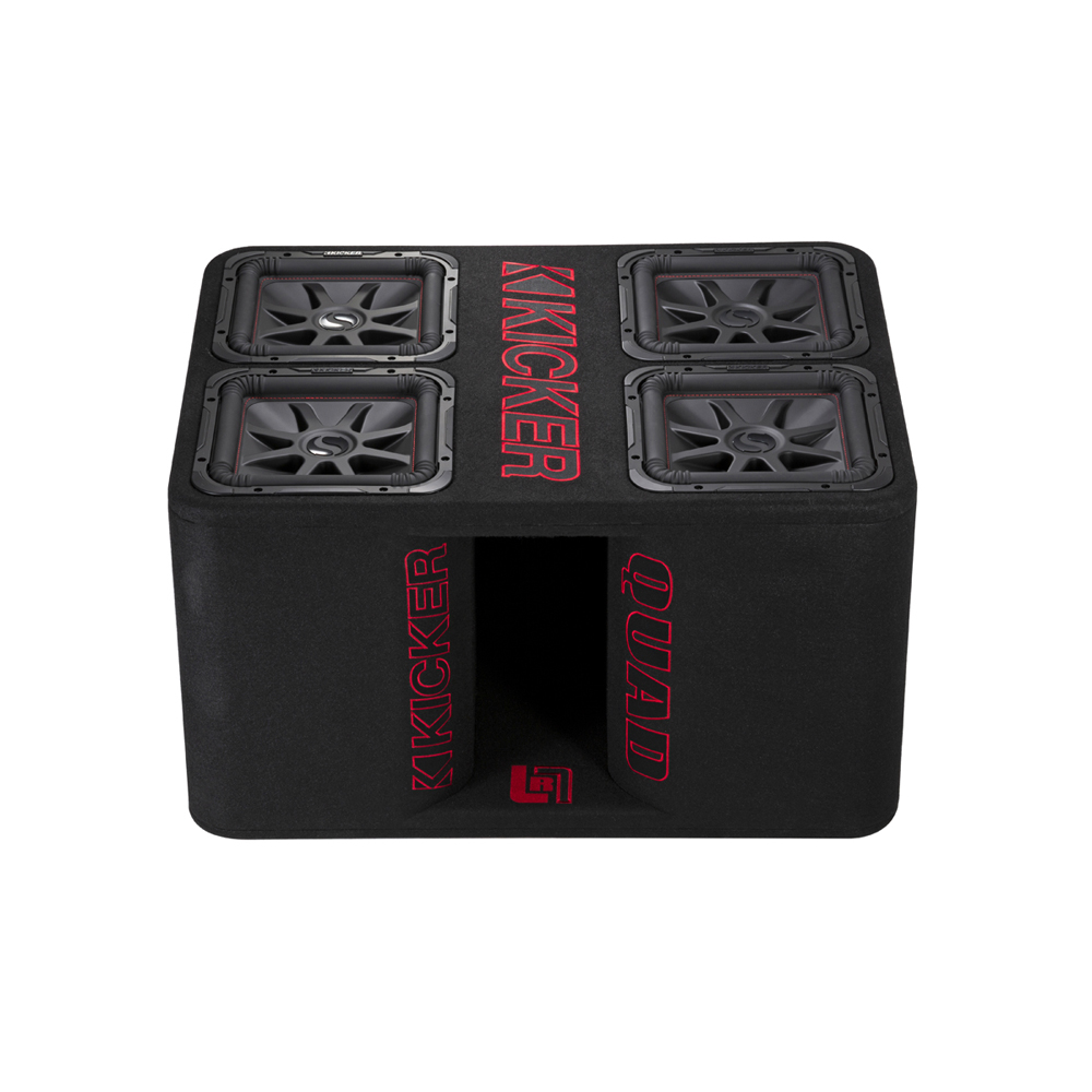 Kicker Solo-Baric L7R QL7R12 Quad 12" Loaded Enclosure Dual 2 Ohm Terminals - Image 2