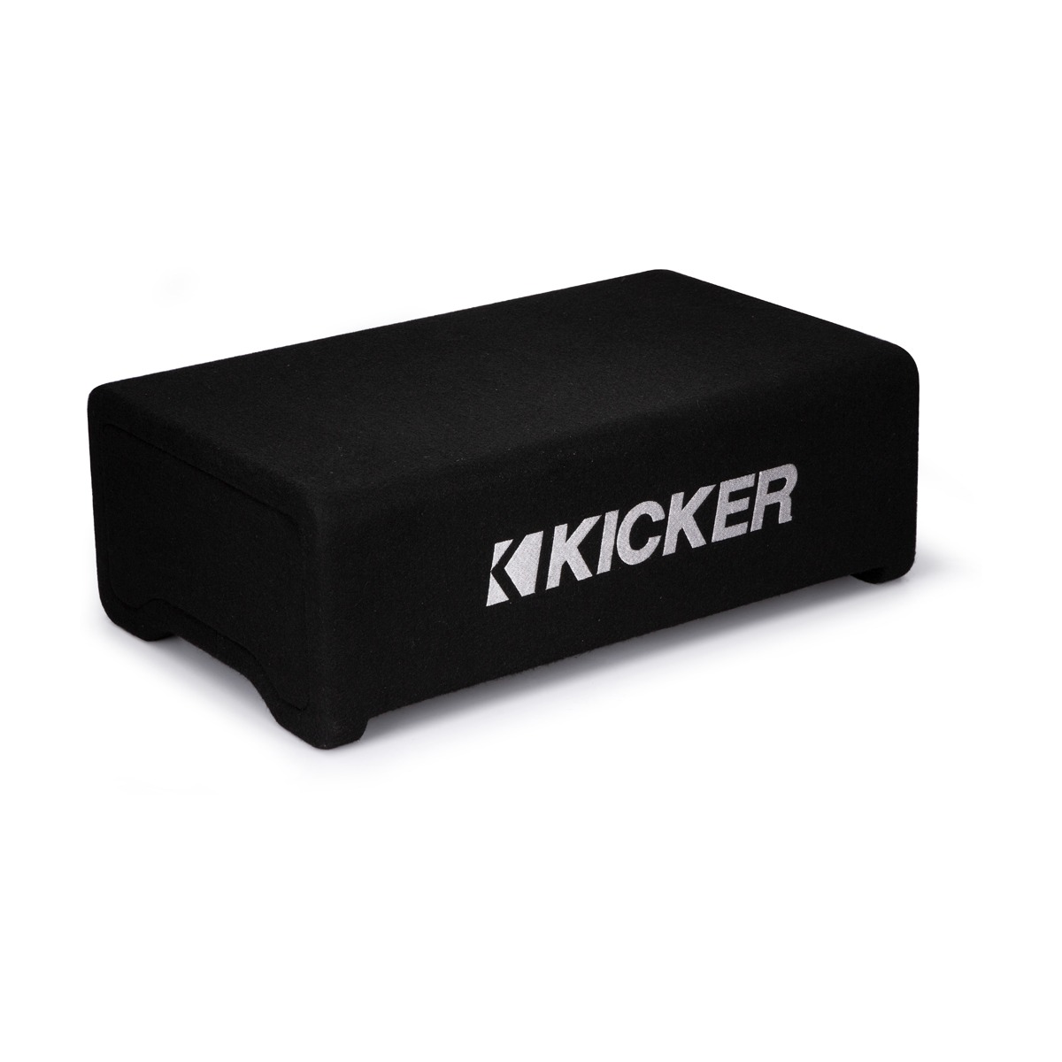 Kicker Comp CDF124 12" Down Firing Loaded Enclosure 4 Ohm Single Terminal - Image 2