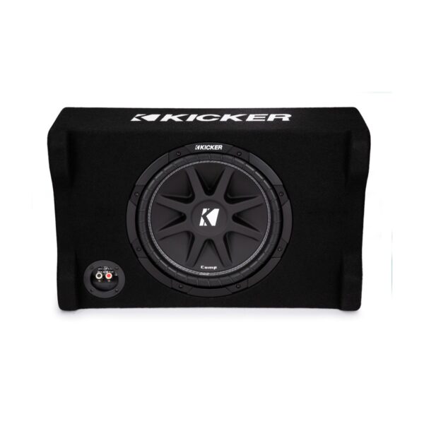 Kicker Comp CDF124 12" Down Firing Loaded Enclosure 4 Ohm Single Terminal
