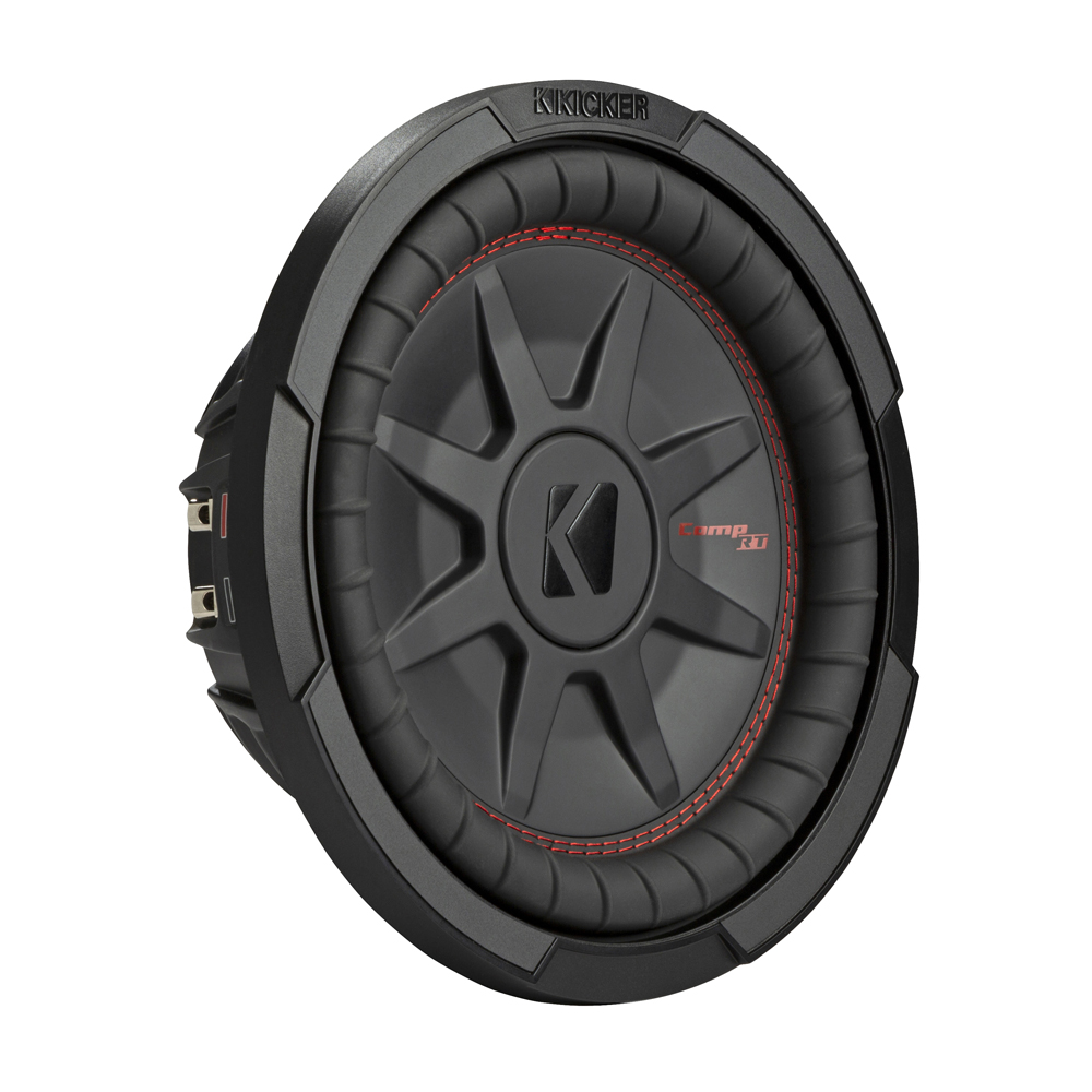 Kicker CompRT CWRT102 10" Shallow Dual Voice Coil 2 Ohm Subwoofer - Image 2