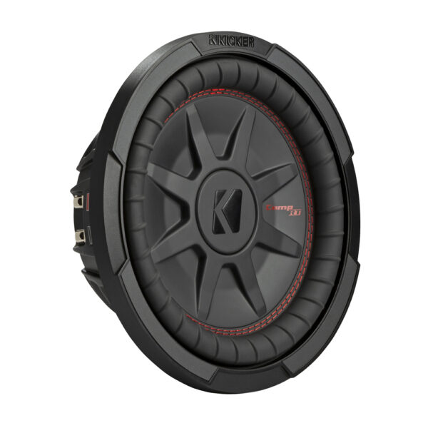 Kicker CompRT CWRT104 10" Shallow Dual Voice Coil 4 Ohm Subwoofer