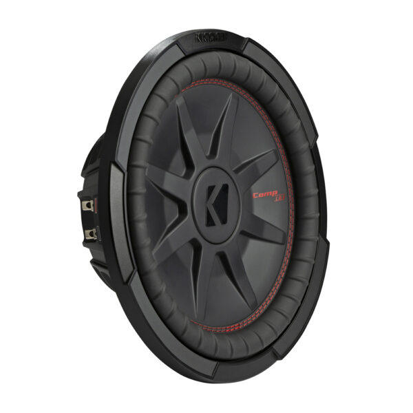 Kicker CompRT CWRT124 12" Shallow Dual Voice Coil 4 Ohm Subwoofer