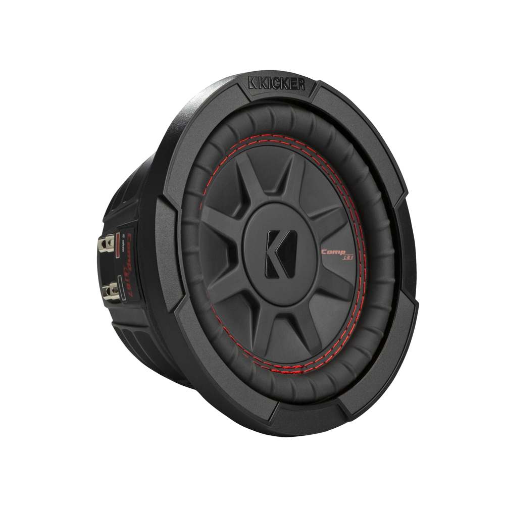 Kicker CompRT CWRT672 6.75" Shallow Dual Voice Coil 2 Ohm Subwoofer - Image 2