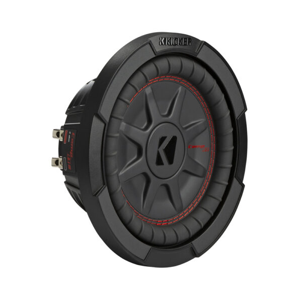 Kicker CompRT CWRT84 8" Shallow Dual Voice Coil 4 Ohm Subwoofer