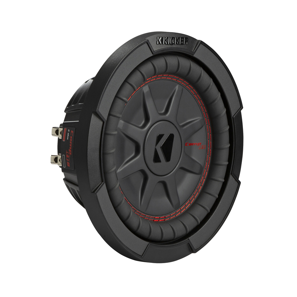 Kicker CompRT CWRT84 8" Shallow Dual Voice Coil 4 Ohm Subwoofer - Image 2