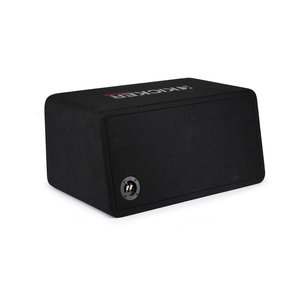 Kicker CompR DCWR102 Dual 10" Vented Loaded Enclosure 2 Ohm Single Terminal - Image 3