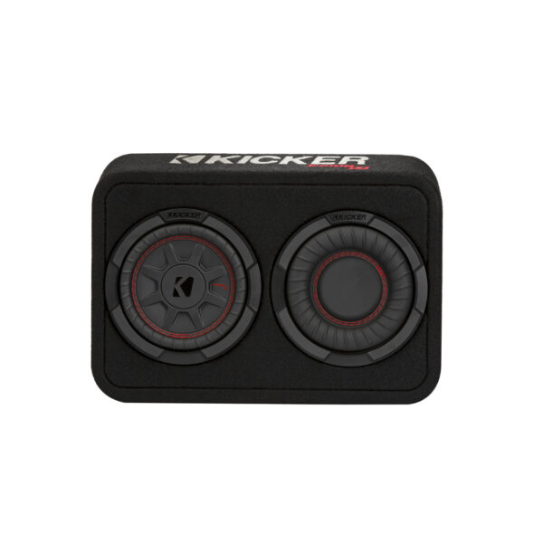 Kicker CompRT TCWRT672 6.75" Thin Profile Loaded Enclosure 2 Ohm Single Terminal