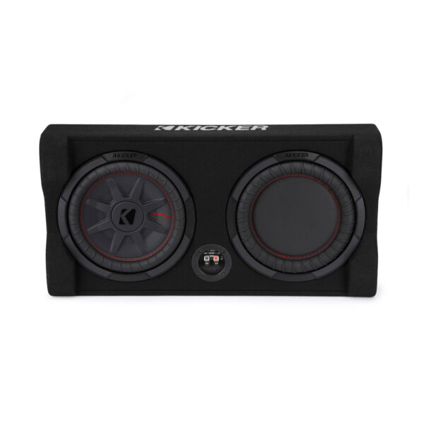 Kicker CompRT TRTP102 10" Down Firing Loaded Enclosure 2 Ohm Single Terminal