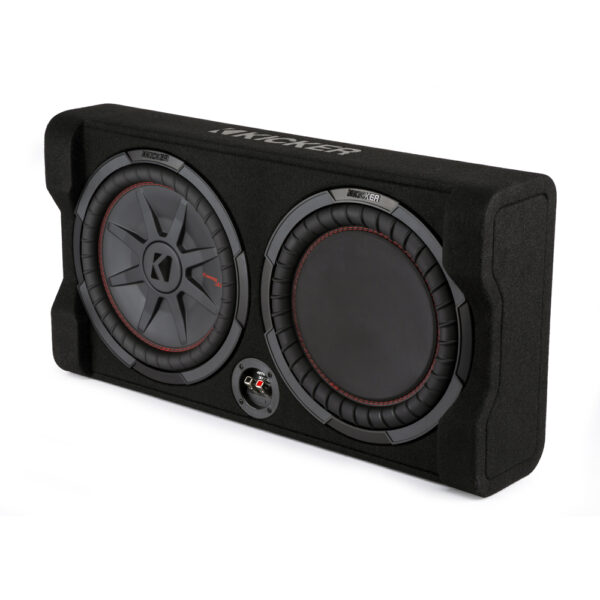 Kicker CompRT TRTP122 12" Down Firing Loaded Enclosure 2 Ohm Single Terminal
