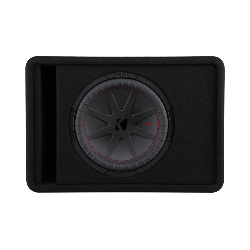 Kicker CompR VCWR122 12" Vented Loaded Enclosure 2 Ohm Single Terminal - Image 2