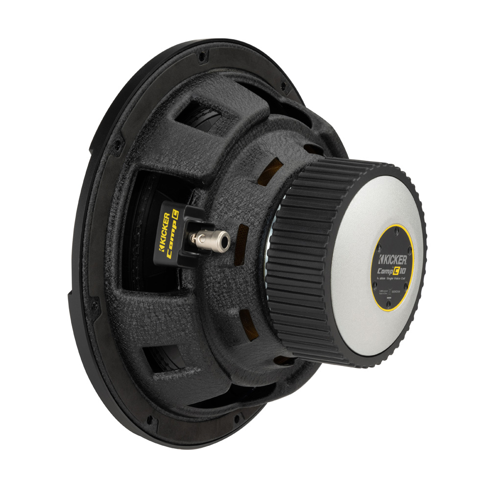 Kicker CompC CWCS104 10" Single Voice Coil 4 Ohm Subwoofer - Image 3