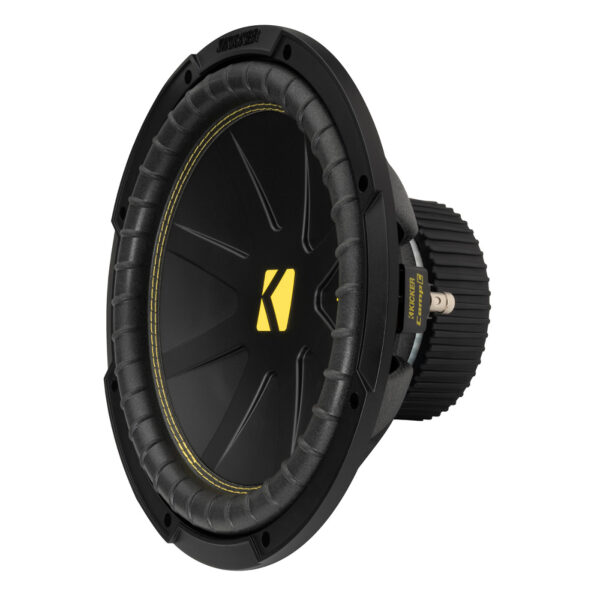 Kicker CompC CWCS124 12" Single Voice Coil 4 Ohm Subwoofer