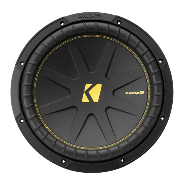 Kicker CompC CWCS124 12" Single Voice Coil 4 Ohm Subwoofer