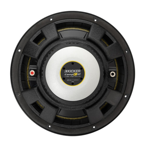 Kicker CompC CWCS124 12" Single Voice Coil 4 Ohm Subwoofer