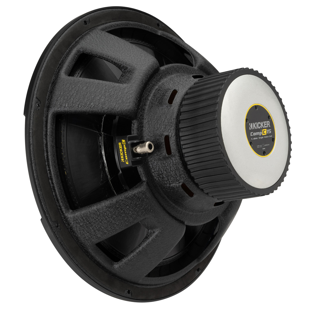Kicker CompC CWCS154 15" Single Voice Coil 4 Ohm Subwoofer - Image 3