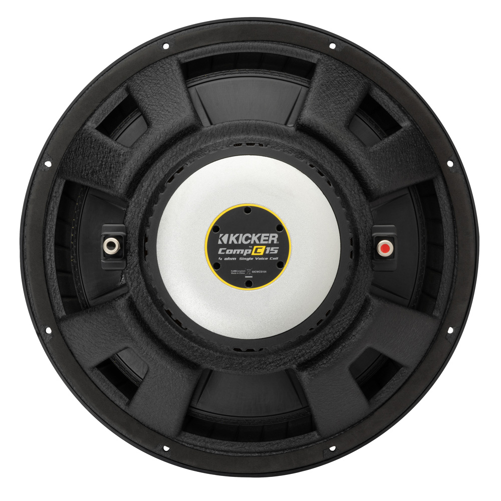 Kicker CompC CWCS154 15" Single Voice Coil 4 Ohm Subwoofer - Image 5