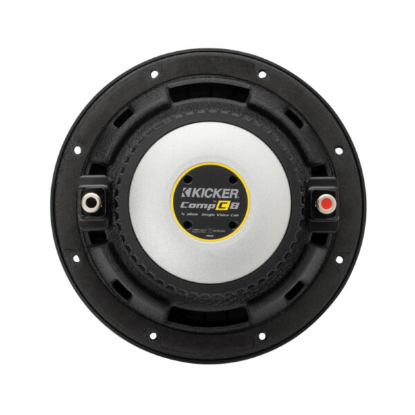 Kicker CompC CWCS84 8" Single Voice Coil 4 Ohm Subwoofer