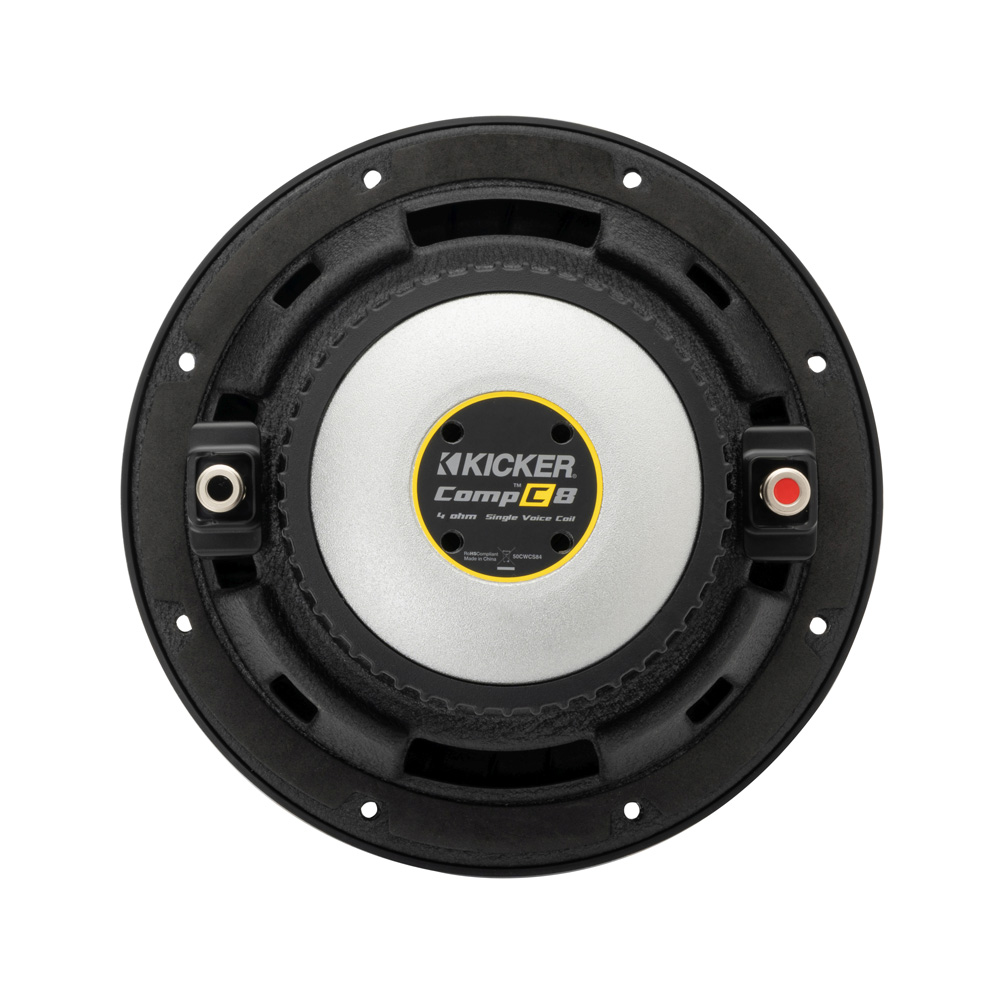 Kicker CompC CWCS84 8" Single Voice Coil 4 Ohm Subwoofer - Image 5