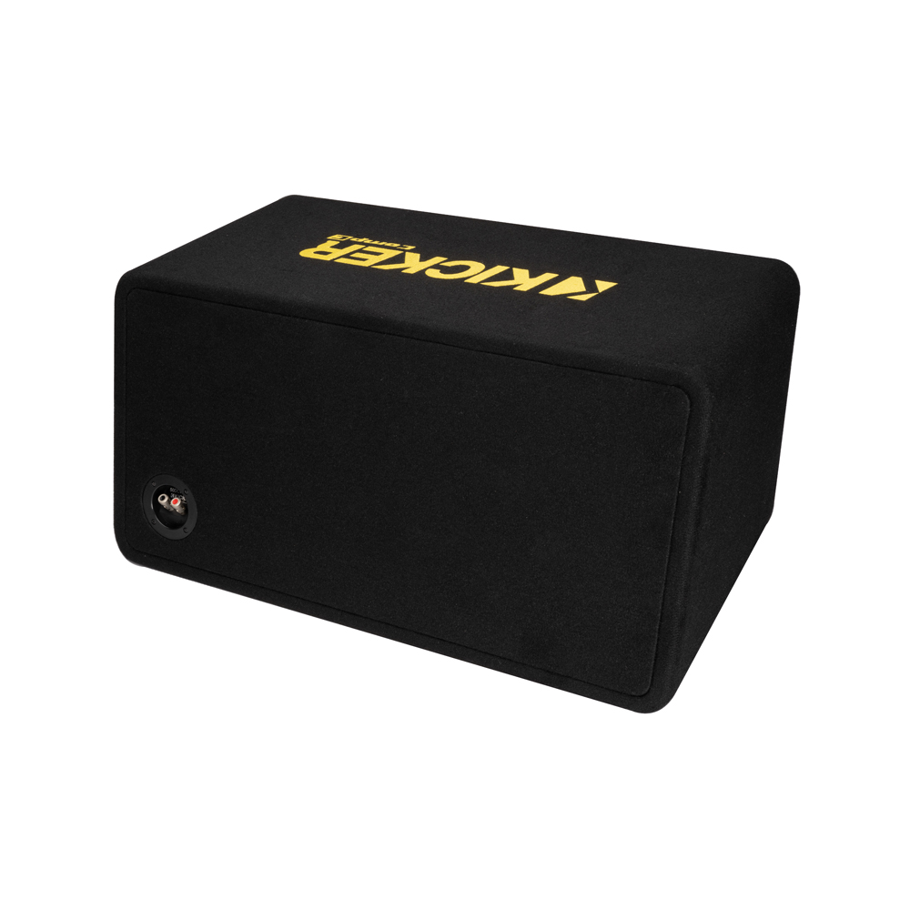 Kicker CompC DCWC102 Dual 10" Vented Loaded Enclosure 2 Ohm Single Terminal - Image 3