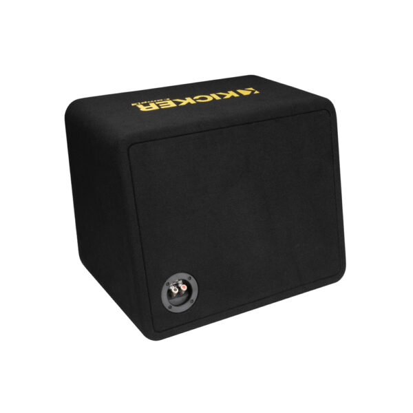 Kicker CompC VCWC124 12" Vented Loaded Enclosure 4 Ohm Single Terminal