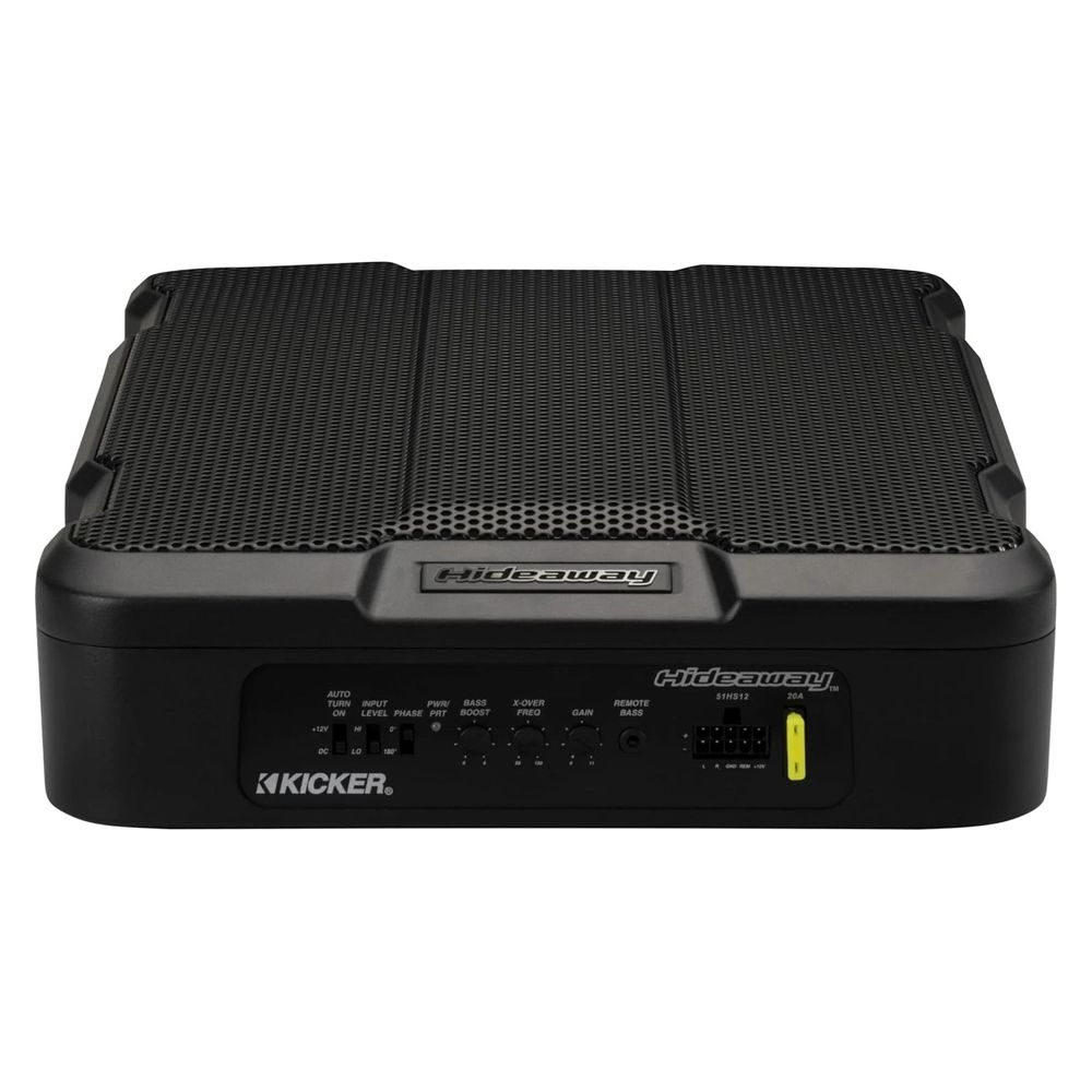 Kicker Hideaway HS12 12" Compact Powered Subwoofer - Image 3