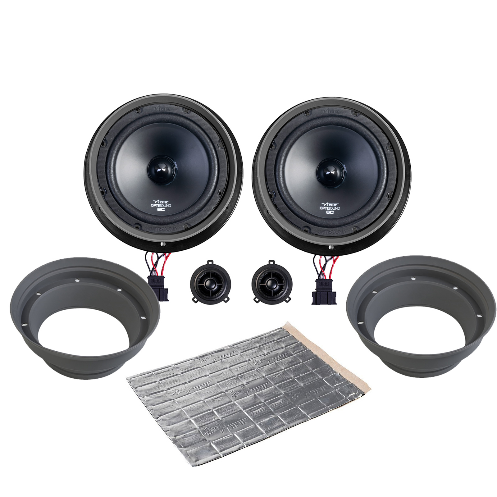 Vibe OptiSound OPTIVWT6.1 6.5" Speaker Upgrade Kit for VW Transporter T6.1